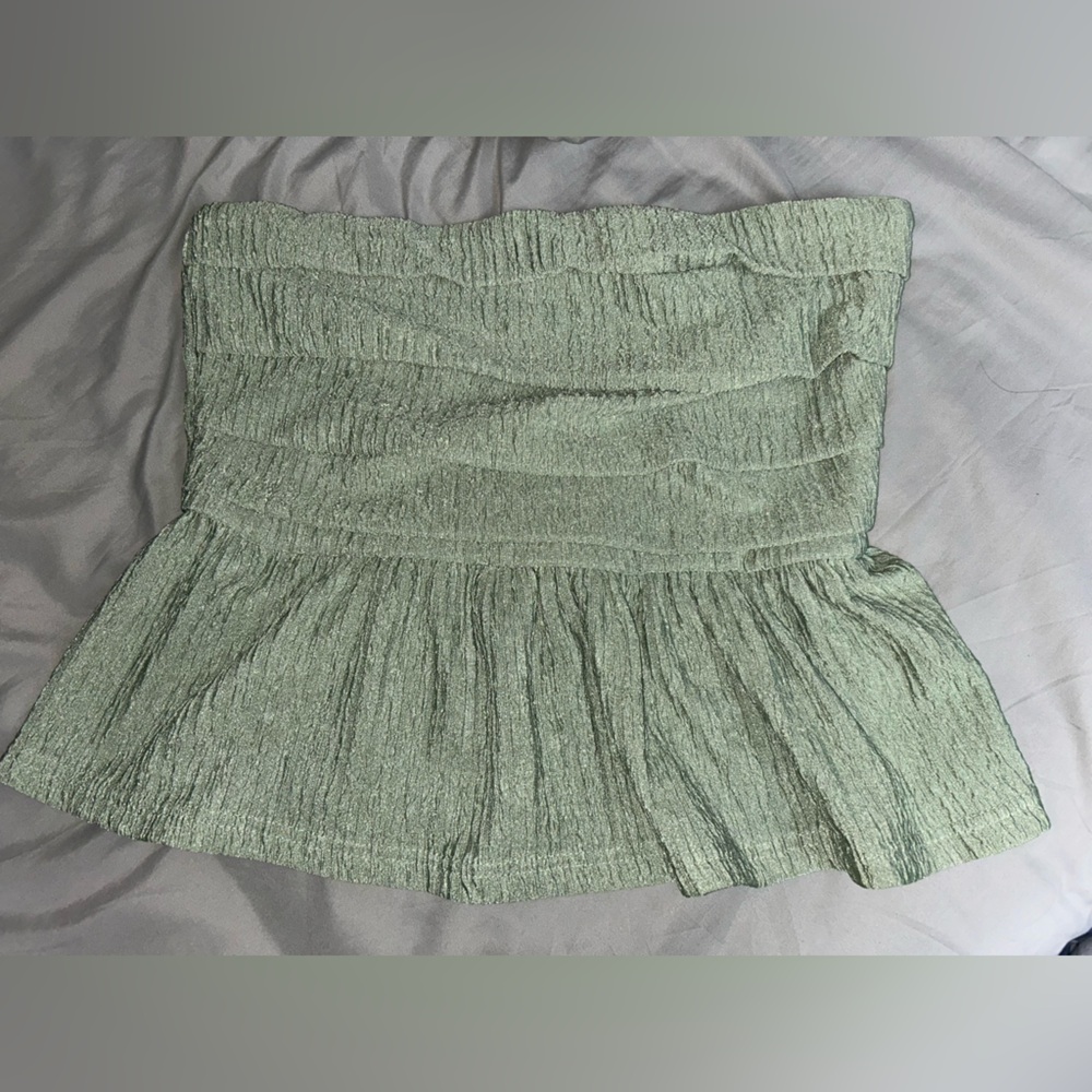 Green Textured Shirt